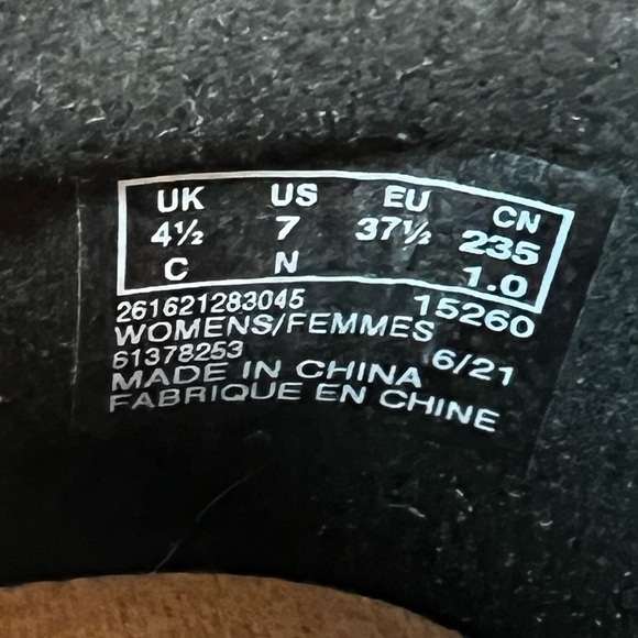 Clarks Black Leather Cora Braid Shoe Slip On Clog Loafer size 7 NARROW - Picture 9 of 9